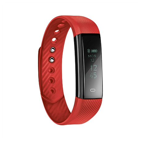 Acme Activity tracker ACT101R OLED, Red, Touchscreen, Bluetooth, Built-in pedometer, Heart rate monitor,
