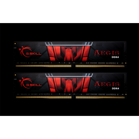 G.Skill AEGIS - DDR4 - kit - 16 GB: 2 x 8 GB - DIMM 288-pin - 3000 MHz  /  PC4-24000 - CL16 - 1.35 V - unbuffered - non-ECC - 0