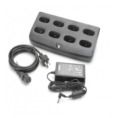 Zebra Eight Slot Charge only Cradle - Handheld charging stand + power adapter - output connectors: 8 - for Symbol CS4070; Zebra CS4070 - 0