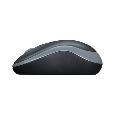 Logitech M185 - Mouse - optical - wireless - 2.4 GHz - USB wireless receiver - grey - 7