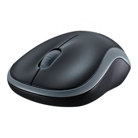 Logitech M185 - Mouse - optical - wireless - 2.4 GHz - USB wireless receiver - grey - 5
