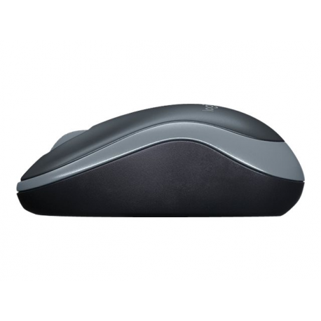 Logitech M185 - Mouse - optical - wireless - 2.4 GHz - USB wireless receiver - grey - 8