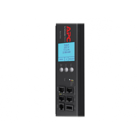 APC Switched Rack PDU 2G Zero U - Power distribution strip (rack-mountable) - AC 200 / 208 / 230 V - RS-232 - input: IEC 60309 16A - output connectors: 8 - black - for P / N: AR3103SP, AR3106SP, SRT1000RMXLI, SRT1000RMXLI-NC, SRT10RMXLIX806, SRT5KRMXLW-TW - 1