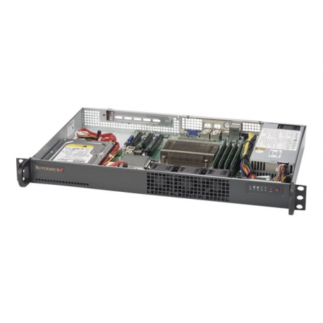 Supermicro 1U BARE 1XEON V5 C232 1X3.5 (LGA1151/ FSB: 2133 MHz/ Chipsatz: Intel/ RAM-Typ: DDR4 max.: 64GB 4x Bänke/ Slots: 1 PCI
