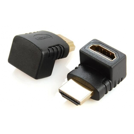 Cablexpert A-HDMI270-FML - HDMI adapter - HDMI male straight to HDMI female angled - 0