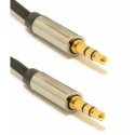 Cablexpert CCAP-444-0.75M - Audio cable - stereo mini jack male to stereo mini jack male - 75 cm