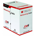 TECHly Professional - Bulk cable - 305 m - UTP - CAT 6 - solid - grey
