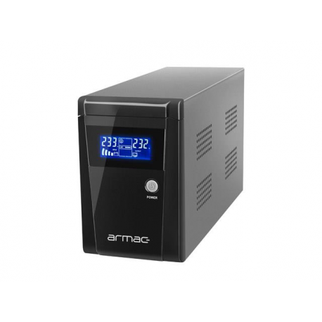 Armac Office Interactive 1000F - UPS - AC 145 - 290 V - 650 Watt - 1000 VA - 2 x Lead Acid 7 Ah - USB - output connectors: 3 - 0