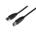ASSMANN - USB cable - USB-C (M) to USB Type B (M) - USB 3.0 - 3 A - 1.8 m - molded - black