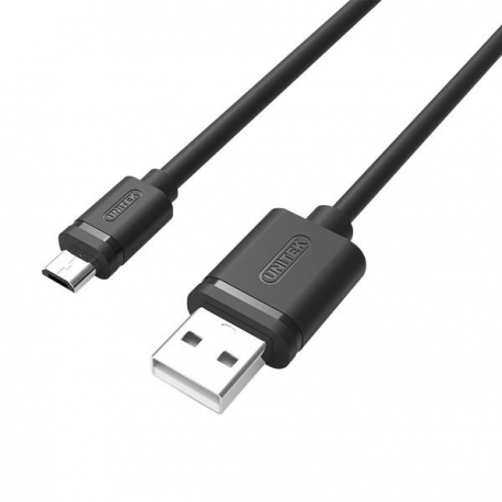 Unitek cable USB 2.0; microUSB-USB, 1,0m; Y-C451GBK