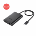 i-Tec - External video adapter - USB-C 3.1 - 2 x HDMI - black