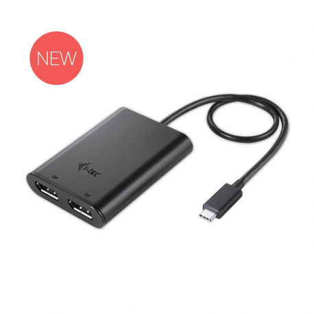 i-tec USB-C dual Display Port Video Adapter 2x DP 4K compatible wit Thunderbolt3