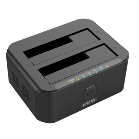 Unitek Dual HDD USB 3.0 docking station + offline clone function, Y-3032