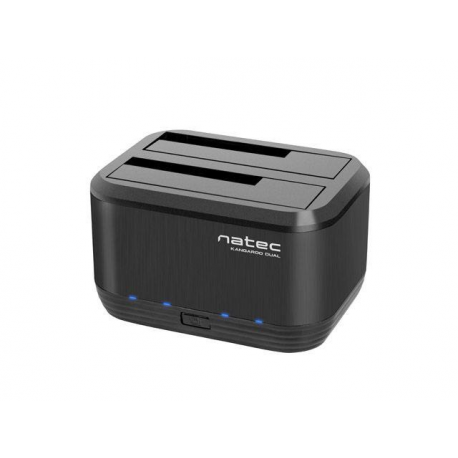 Natec Docking Station KANGAROO DUAL 2.5'/3.5' HDD USB 3.0 + AC adapter