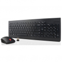 Lenovo Essential Wireless Combo - Keyboard and mouse set - wireless - 2.4 GHz - Estonian - for ThinkCentre M75q Gen 2; M75s Gen 2; M75t Gen 2; M90q Gen 2; ThinkStation P340