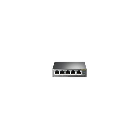 TP-LINK TL-SF1005P - Switch - unmanaged - 5 x 10 / 100 (4 PoE) - desktop - PoE (58 W) - 1