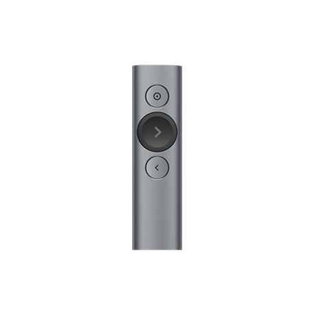Logitech Spotlight - Presentation remote control - 3 buttons - slate - 0