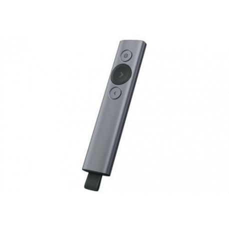 Logitech Spotlight - Presentation remote control - 3 buttons - slate - 2