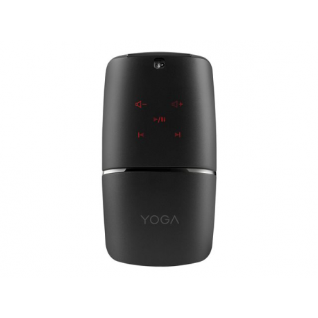 Lenovo Yoga Mouse - Mouse  /  remote control - wireless - Bluetooth 4.0, Wi-Fi - black - for ThinkCentre M80t Gen 3; ThinkCentre neo 50; ThinkPad T14s Gen 3; V50t Gen 2-13 - 5
