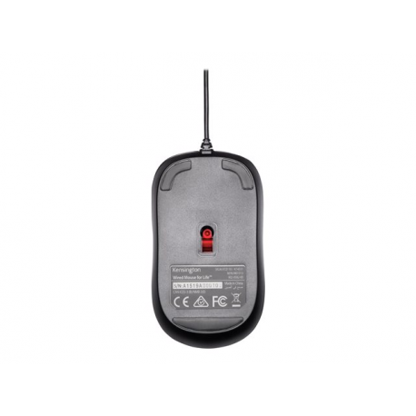 Kensington ValuMouse - Mouse - right and left-handed - optical - 3 buttons - wired - USB - black - 5
