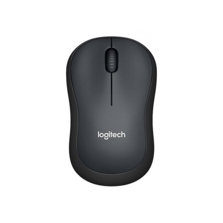 Logitech M220 Silent - Mouse - optical - 3 buttons - wireless - 2.4 GHz - USB wireless receiver - charcoal - 3