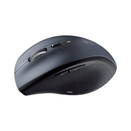 Logitech M705 - Mouse - right-handed - laser - wireless - 2.4 GHz - USB wireless receiver - grey - 1