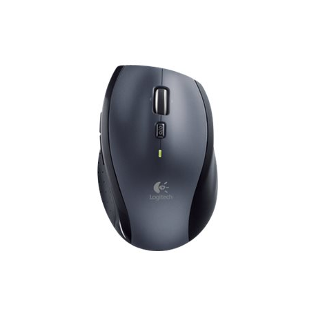 Logitech M705 - Mouse - right-handed - laser - wireless - 2.4 GHz - USB wireless receiver - grey - 2
