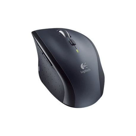 Logitech M705 - Mouse - right-handed - laser - wireless - 2.4 GHz - USB wireless receiver - grey - 3