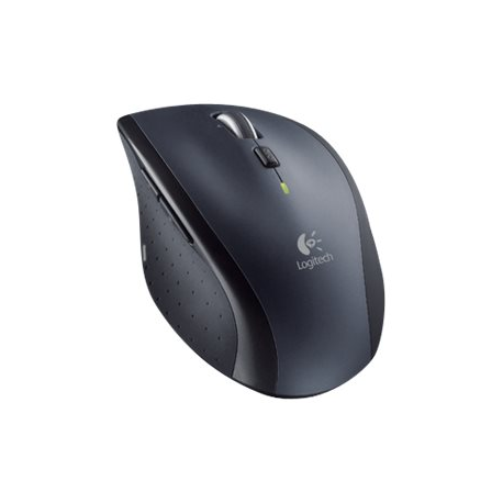 Logitech M705 - Mouse - right-handed - laser - wireless - 2.4 GHz - USB wireless receiver - grey - 10