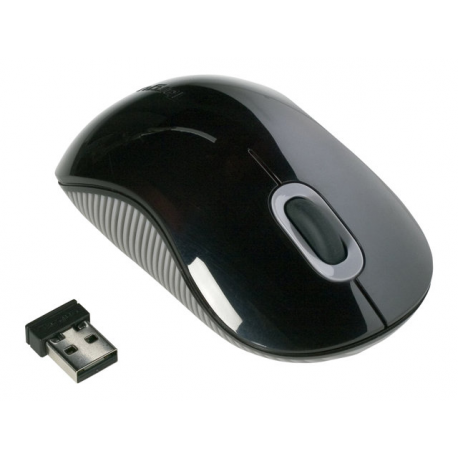 Targus - Mouse - right and left-handed - optical - wireless - 2.4 GHz - USB wireless receiver - black - 4
