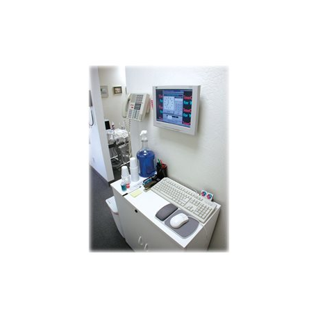 Ergotron FX30 - Mounting kit (wall mount) - for LCD display - steel - black - screen size: up to 27" - 1