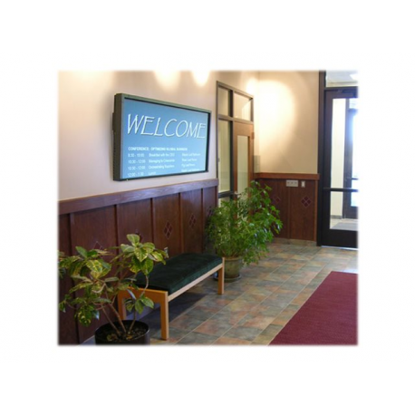 Ergotron SIM90 Signage Integration Mount - Mounting kit (wall bracket, quick release VESA plate, mounting brackets) - for LCD display  /  CPU - black - screen size: from 32" - 1