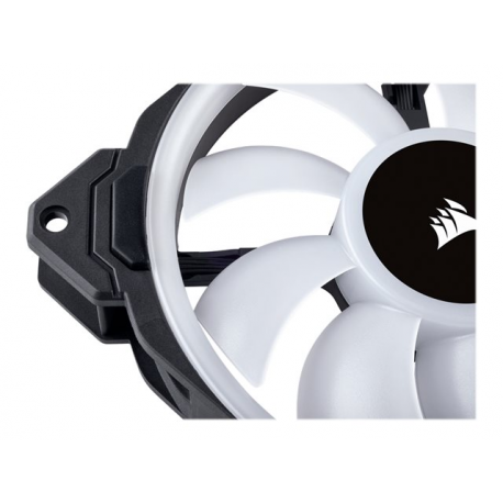 CORSAIR Fan LL140 RGB 120mm Dual Light Loop RGB LED PWM Fan 2 pack with Lighting Node Pro