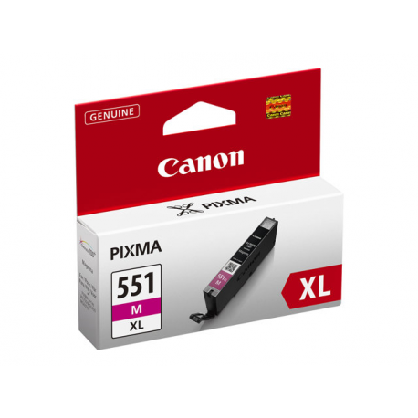 Canon CLI-551M XL - 11 ml - High Yield - magenta - original - ink tank - for PIXMA iP8750, iX6850, MG5550, MG5650, MG5655, MG6450, MG6650, MG7150, MG7550, MX725, MX925 - 1