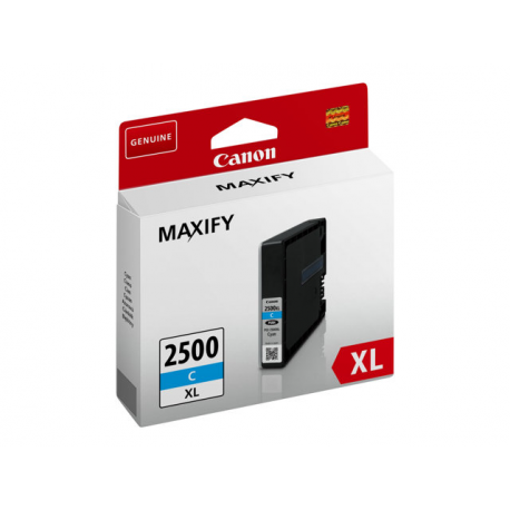Canon PGI-2500XL C - 19.3 ml - High Yield - cyan - original - ink tank - for MAXIFY iB4050, iB4150, MB5050, MB5150, MB5155, MB5350, MB5450, MB5455 - 2