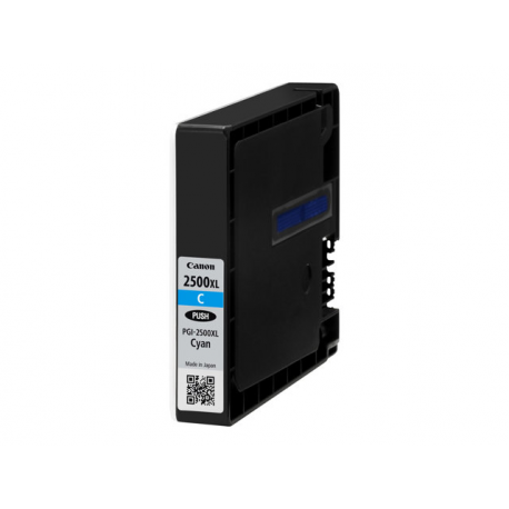 Canon PGI-2500XL C - 19.3 ml - High Yield - cyan - original - ink tank - for MAXIFY iB4050, iB4150, MB5050, MB5150, MB5155, MB5350, MB5450, MB5455 - 3