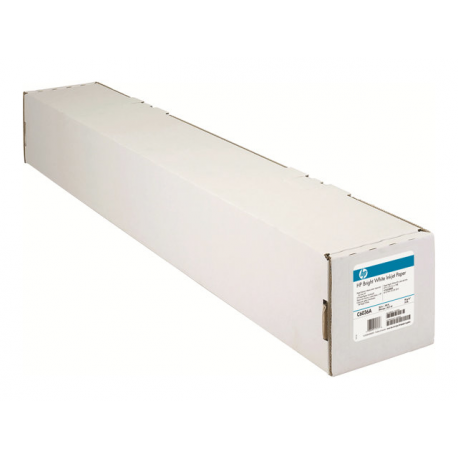 HP Bright White Inkjet Paper, 90 g/m2, 36 Inch/914 mm x 45.7 m