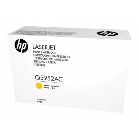 HP Q5952AC - Yellow - original - LaserJet - toner cartridge (Q5952A) Contract - for Color LaserJet 4700, 4700dn, 4700dtn, 4700n, 4700ph+ - 1