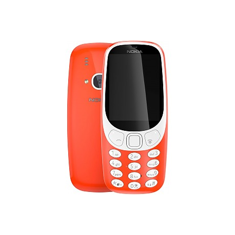 Nokia 3310 (2017) Red, 2.4 ", TFT, 16 MB, microSD, Dual SIM, Micro-SIM, Bluetooth, 3.0, USB version microUSB 2.0, Built-in camer