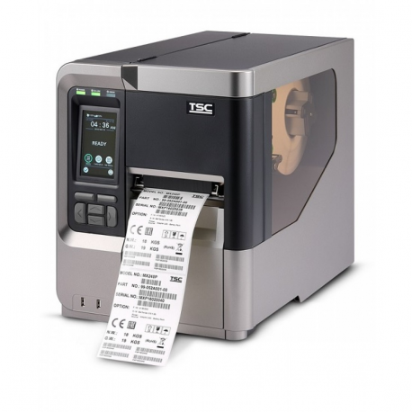 8 dots/mm (203 dpi), rewind, display, TSPL-EZ, USB, RS232, Ethernet - 0