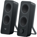 Logitech Z207 - Speakers - for PC - 2.0-channel - wireless - Bluetooth - 5 Watt (Total) - black