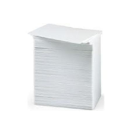 Zebra - Polyvinyl chloride (PVC) - white - CR-80 Card (85.6 x 54 mm) 500 pcs. cards - for Zebra P100i, P110i, P110m, P120i, P330i, P330m, P430i; ZXP Series 8 - 1
