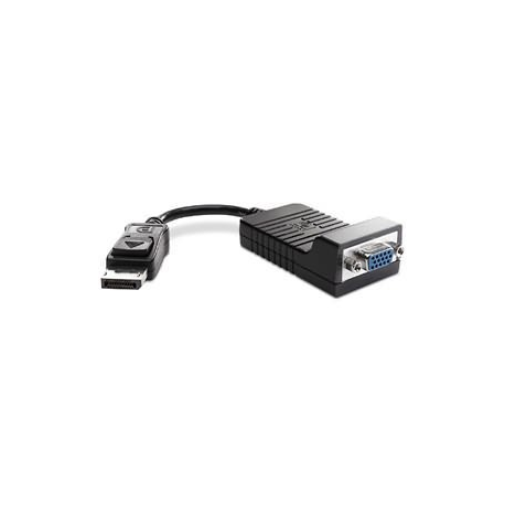 HP - VGA adapter - DisplayPort (M) to HD-15 (VGA) (F) - 20 cm - for HP Z1 G9; Elite 600 G9, 800 G9; EliteDesk 80X G8; ProOne 440 G9; Workstation Z2 G9 - 2