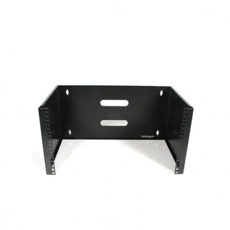 StarTech.com Wall Mount Patch Panel Bracket - 6U - 14in Deep (WALLMOUNT6) - Cabinet - wall mountable - black - 6U - 19" - 1