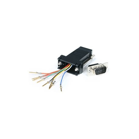 StarTech.com DB9 to RJ45 Modular Adapter - M / F - Serial adapter - DB-9 (M) to RJ-45 (F) - GC98MF - Serial adapter - DB-9 (M) to RJ-45 (F) - for StarTech.com 16 Port Enhanced RS232 Serial Console Server - 5