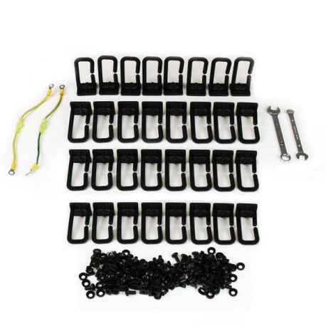 StarTech.com 42U 19" Open Frame Server Rack, 4 Post Adjustable Depth 23-41" Mobile, Free Standing Rolling Network / Computer Equipment Data Rack, Dell PowerEdge, HP ProLiant ThinkServer - Adjustable Server Rack (4POSTRACK42) - Rack - black - 42U - for P / N: CABSCREWM5B, CABSCREWSM5, CABSCREWSM5B, CABSCREWSM62, CABSCREWSM6B, CABSCRWS1224 - 2