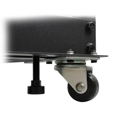 StarTech.com 42U 19" Open Frame Server Rack, 4 Post Adjustable Depth 23-41" Mobile, Free Standing Rolling Network / Computer Equipment Data Rack, Dell PowerEdge, HP ProLiant ThinkServer - Adjustable Server Rack (4POSTRACK42) - Rack - black - 42U - for P / N: CABSCREWM5B, CABSCREWSM5, CABSCREWSM5B, CABSCREWSM62, CABSCREWSM6B, CABSCRWS1224 - 5