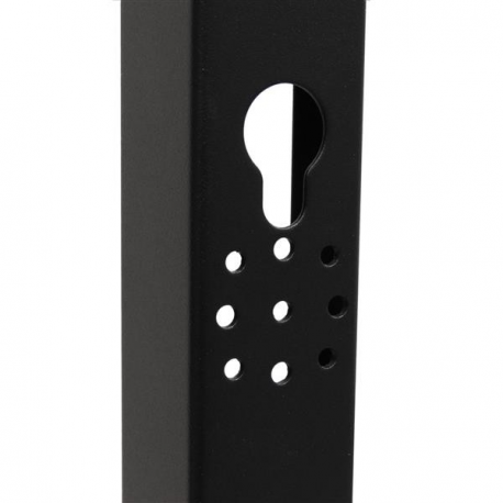 StarTech.com 42U 19" Open Frame Server Rack, 4 Post Adjustable Depth 23-41" Mobile, Free Standing Rolling Network / Computer Equipment Data Rack, Dell PowerEdge, HP ProLiant ThinkServer - Adjustable Server Rack (4POSTRACK42) - Rack - black - 42U - for P / N: CABSCREWM5B, CABSCREWSM5, CABSCREWSM5B, CABSCREWSM62, CABSCREWSM6B, CABSCRWS1224 - 8