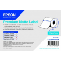 Epson Premium - Paper - matte - permanent acrylic adhesive - bright white - Roll A6 (10.5 cm x 35 m) 1 roll(s) labels - for ColorWorks CW-C4000E (BK), CW-C4000E (MK); TM C3500