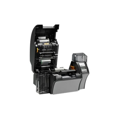 Zebra ZXP Series 9 - Plastic card printer - colour - Duplex - dye sublimation retransfer - CR-80 Card (85.6 x 54 mm) up to 190 cards / hour (colour) - capacity: 150 cards - USB 2.0, LAN - 4